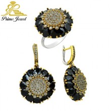 Gümüş Otantik Taşlı Set